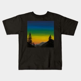 Rainbow sky Kids T-Shirt